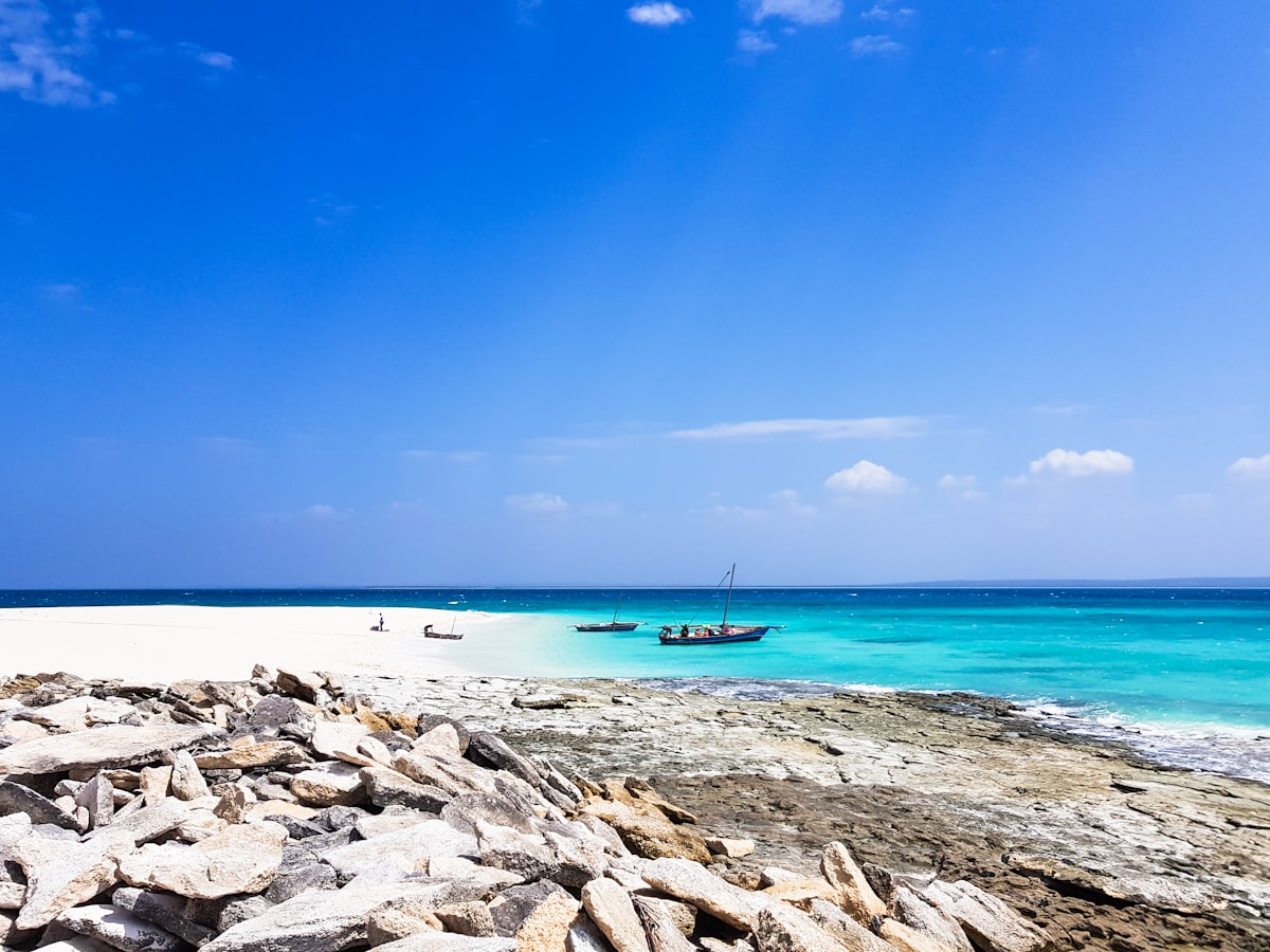 A near-empty island beach in the Quirimbas Archipelago, northern Mozambique