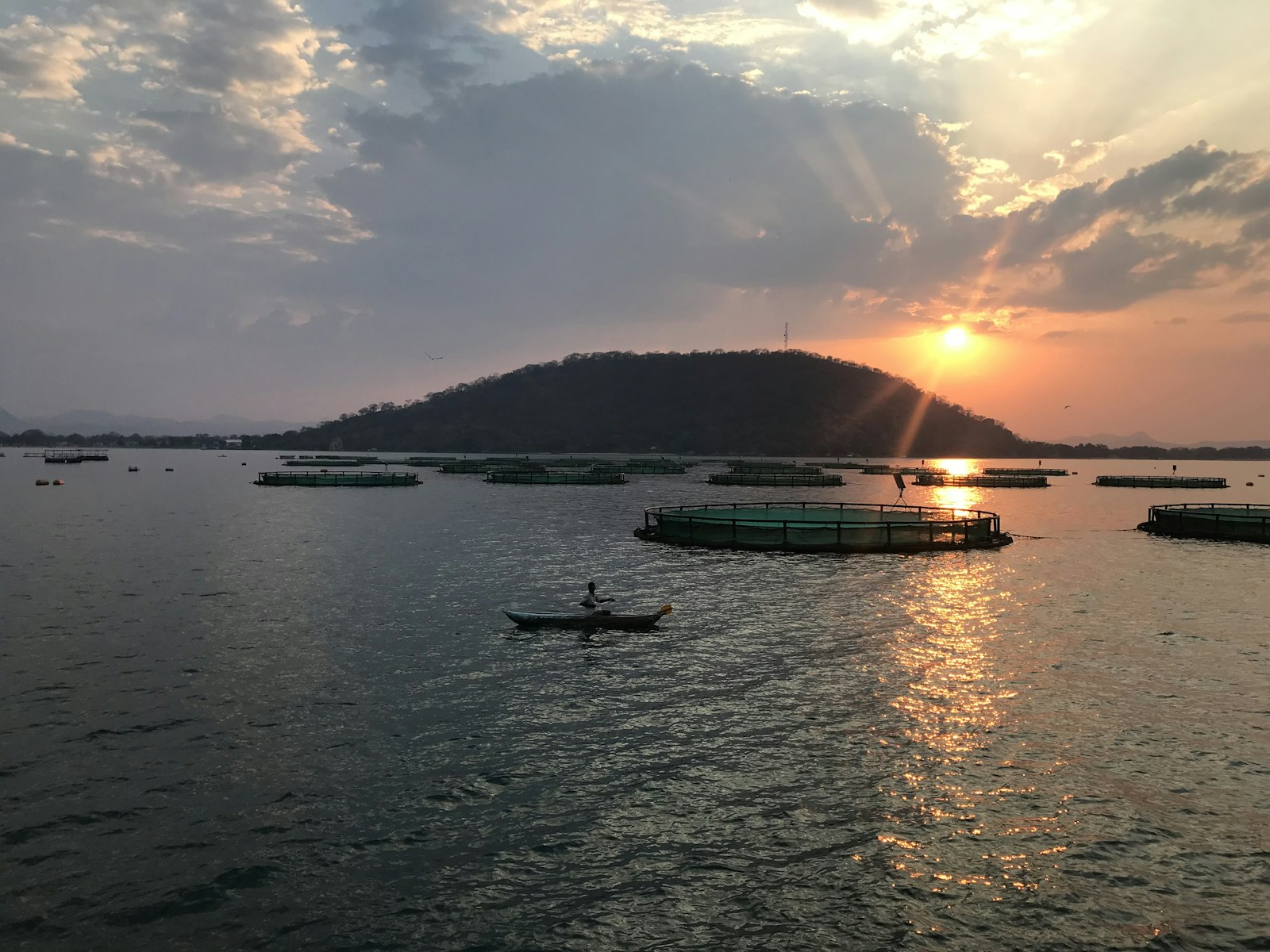 Lake Malawi sunset in Mangochi representing The Makokola Retreat area