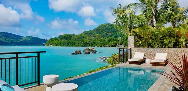 Private pool suite at Mango House Seychelles on Mahé